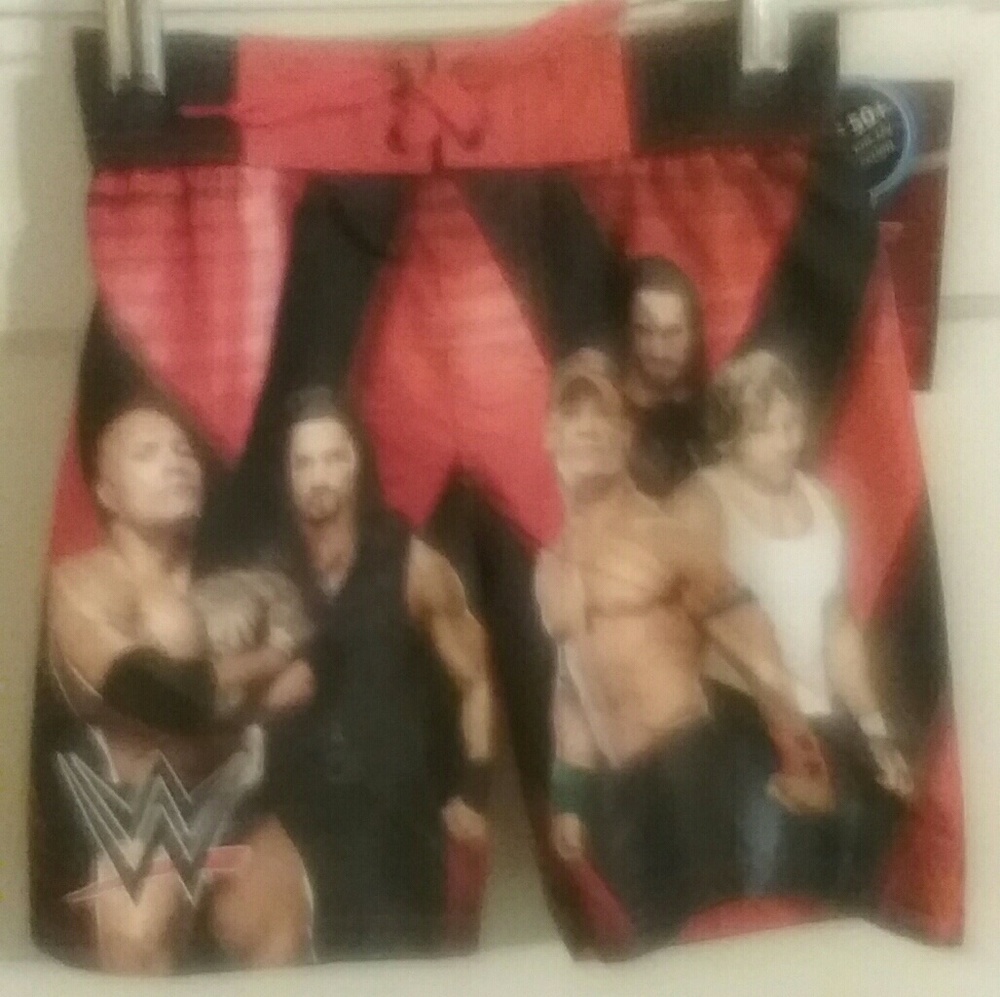 Boys, WWE, swim trunks